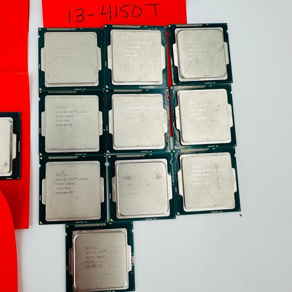 Lot of 37 Intel Core i3-550 i3-2120 i3-3220 i3-4150 i3-4160T i3-4330TE i3-6100 - Picture 2 of 11